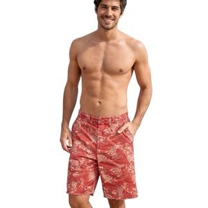 Polo Ralph Lauren Koi Fish Shorts 34 Relaxed Fit